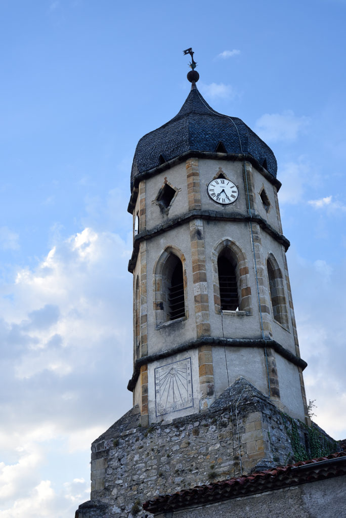 patrimoine architectural religieux - Ariège-le clocher à Carla Bayle