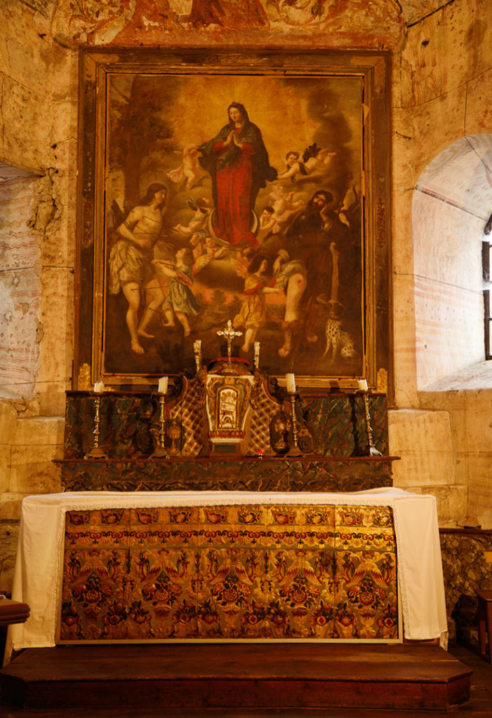 patrimoine architectural religieux - Ariège- Notre Dame de Vic - Oust - antependium