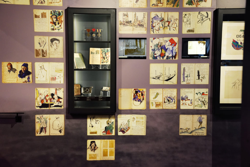 Visite du musée Fernand Léger-André Mare - pages choisies des carnets de guerre de André Mare