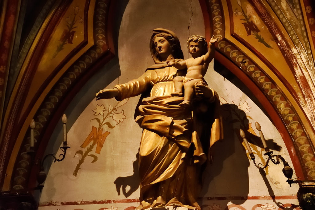 Notre-Dame du Bourg - Rabastens - Tarn - statue de Vierge à l'enfant