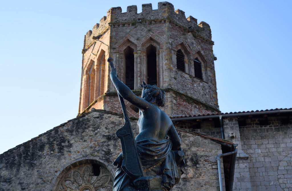 patrimoine architectural religieux - Ariège- clocher église de St Lizier - Saint Lizier