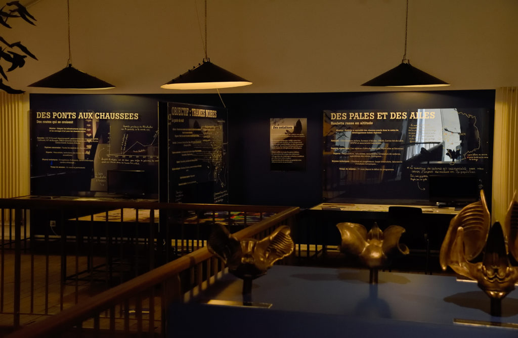 Salle consacrée à la chauve souris au Museum de Bourges -
